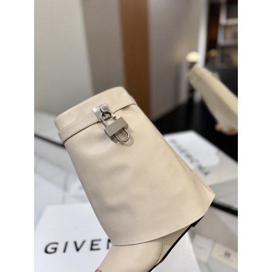 Givenchy Shark Lock ankle boots in leather