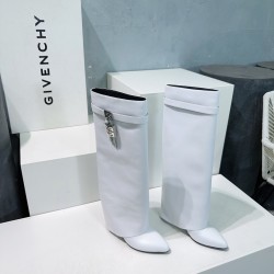 Givenchy Shark Lock ankle boots in leather