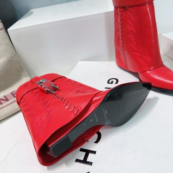 Givenchy Shark Lock ankle boots in leather