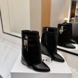 Givenchy Shark Lock ankle boots in leather