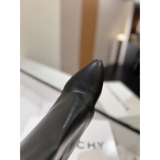 Givenchy Shark Lock ankle boots in leather