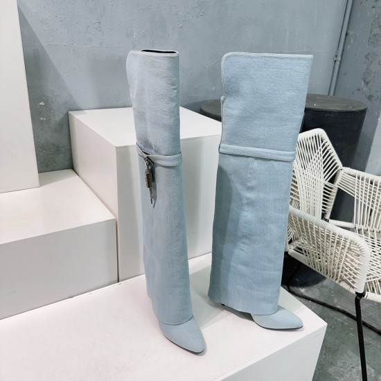 Givenchy Shark Lock ankle boots in leather