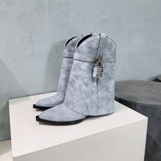Givenchy Shark Lock ankle boots in leather