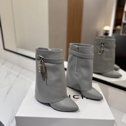 Givenchy Shark Lock ankle boots in leather