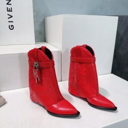 Givenchy Shark Lock ankle boots in leather