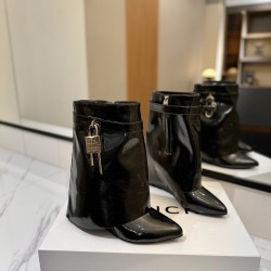 Givenchy Shark Lock ankle boots in leather