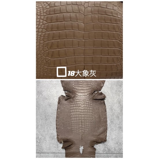 Hermes Matte American Crocodile Color Card