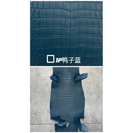 Hermes Matte American Crocodile Color Card