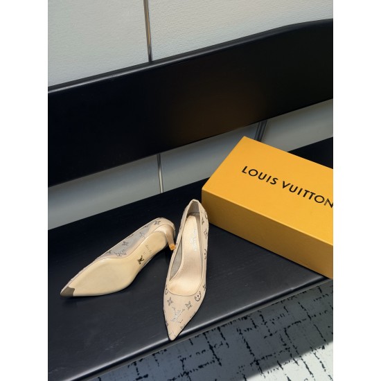 LV high  heeled shoes