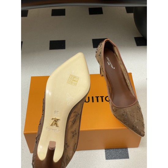 LV high  heeled shoes