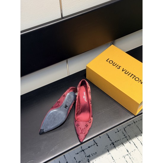LV high  heeled shoes