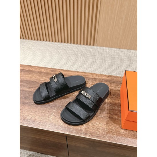 Hermes Slippers