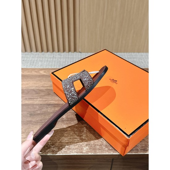Hermes Slippers