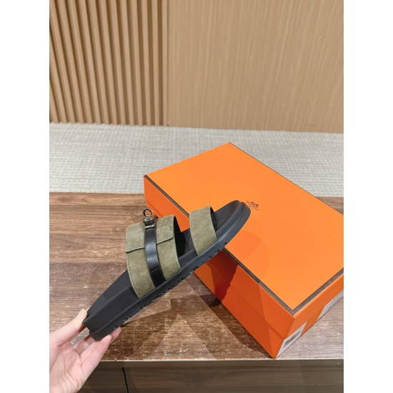 Hermes Slippers