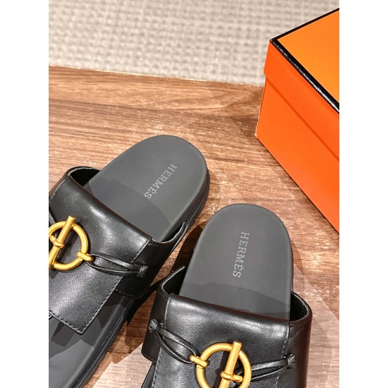 Hermes Slippers