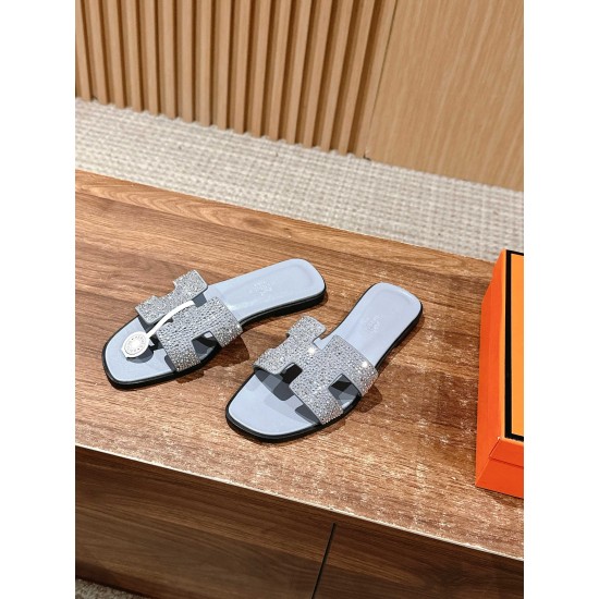 Hermes Slippers