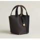 Style：Picotin lockColour：89黑色/47巧克力色/D0米色Size：18cmLeather：clemenceHardware：gold菜篮18cm，黑/咖/米，金扣，高级全手工专属定制‼️