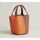 Style：Picotin lockColour：5F南瓜色/93橙色Size：18cmLeather：clemenceHardware：sliver菜篮18cm，南瓜色/橙色，银扣，高级全手工专属定制‼️
