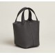 Style：Picotin lockColour：8F/sliverSize：18cmLeather：clemenceHardware：slivet菜篮18cm，锡器灰牛皮，银扣，高级全手工专属定制‼️